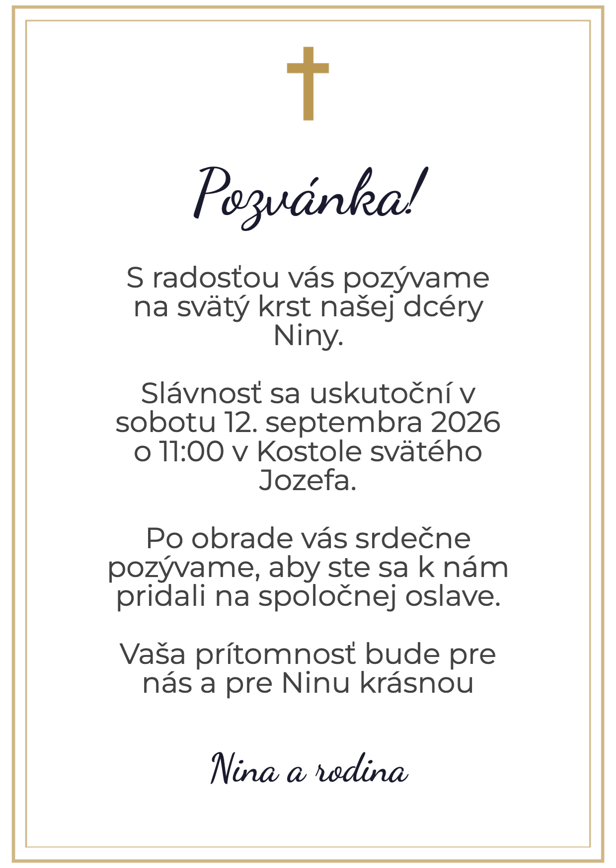 Zlatý rám — hrbtna stran