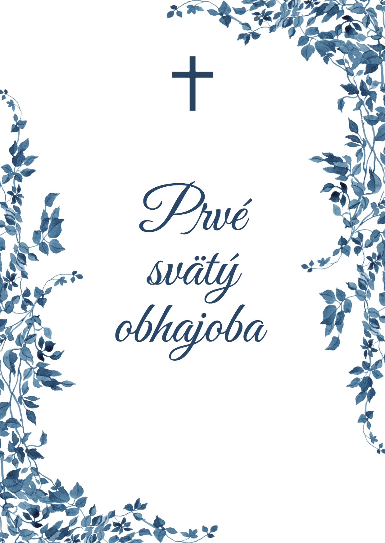 Primer vabila za prvo sveto obhajilo